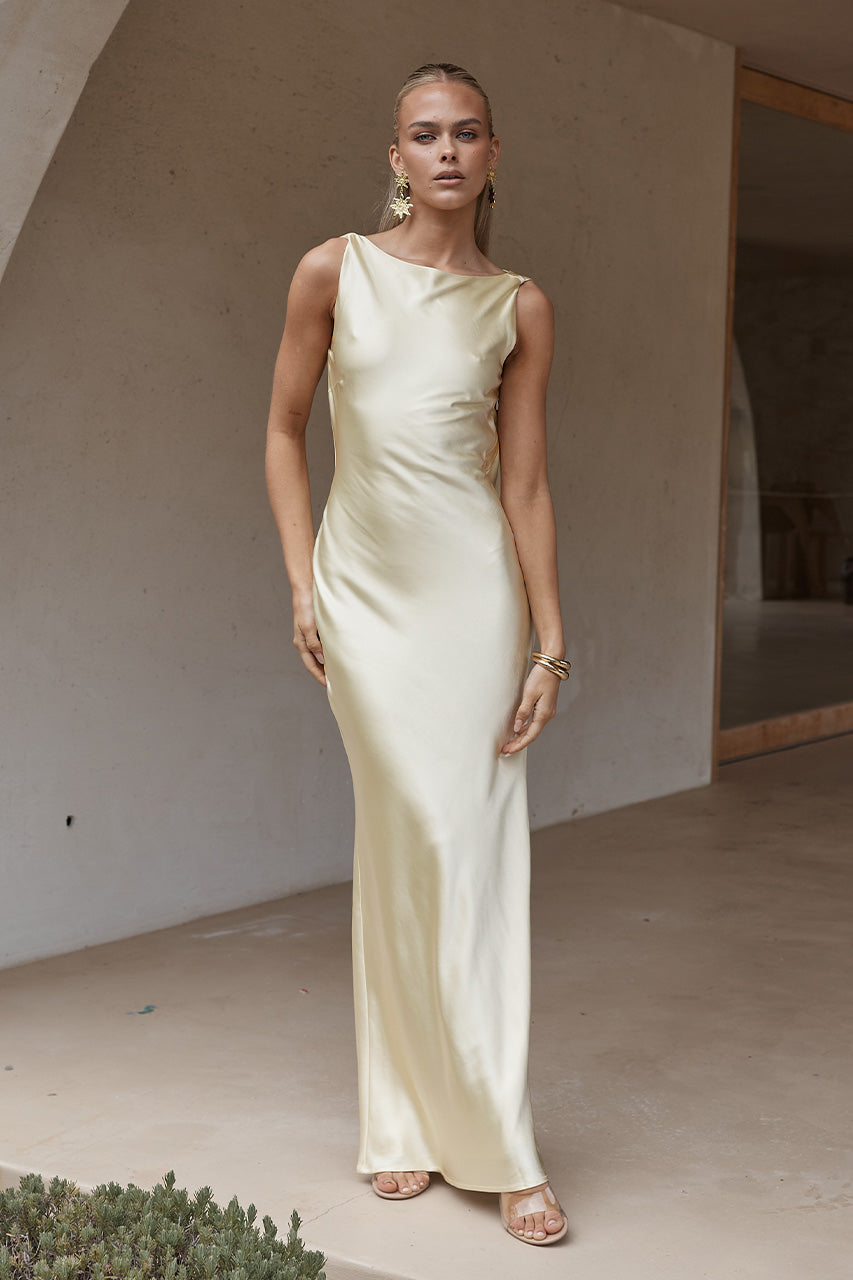 Adaır Maxi Elbise - Limon