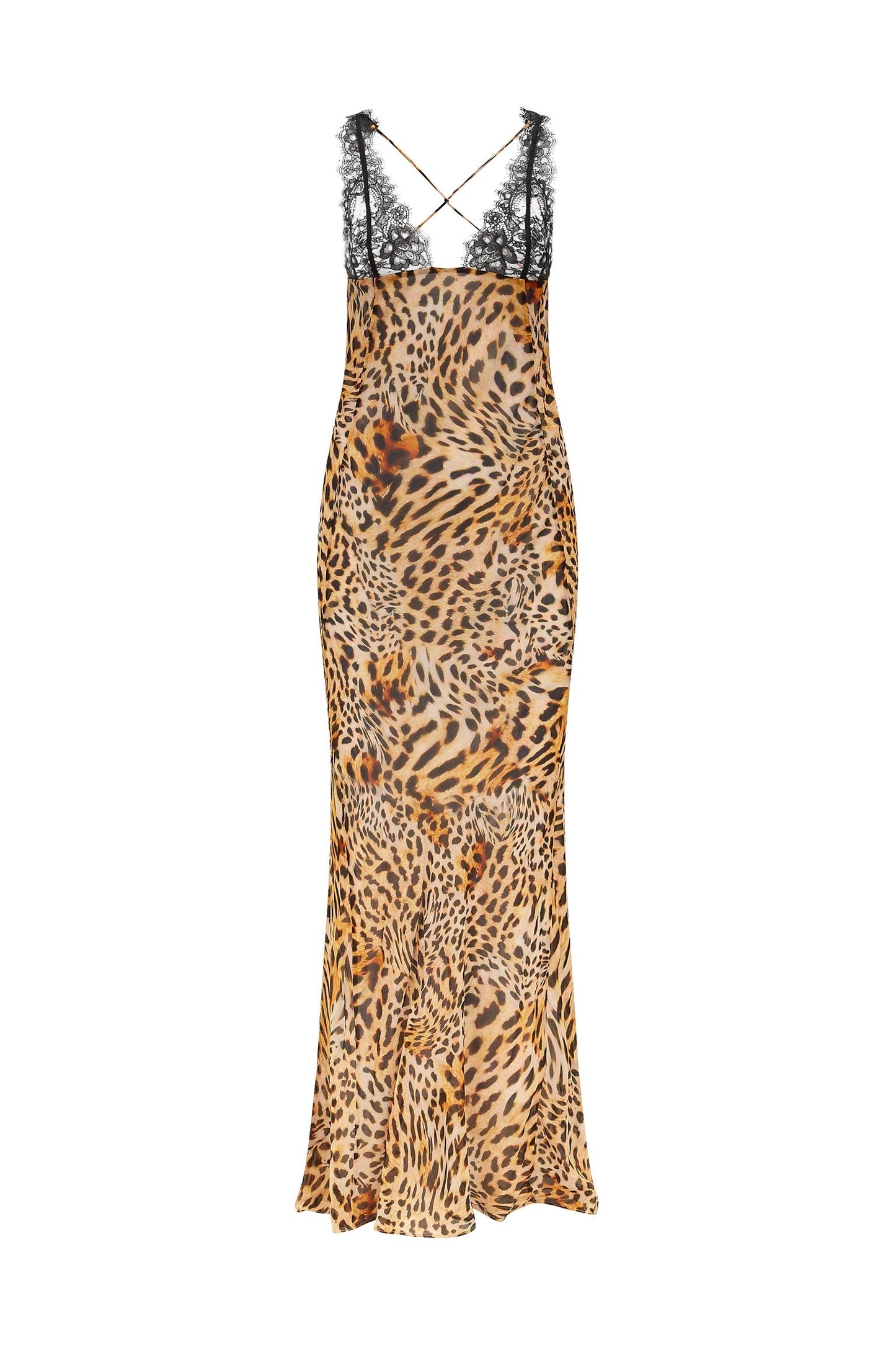 Akima Leopar Slip Elbise