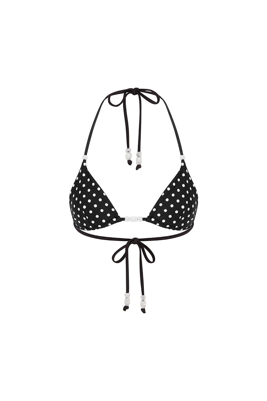 Lıa Top - Siyah Polka