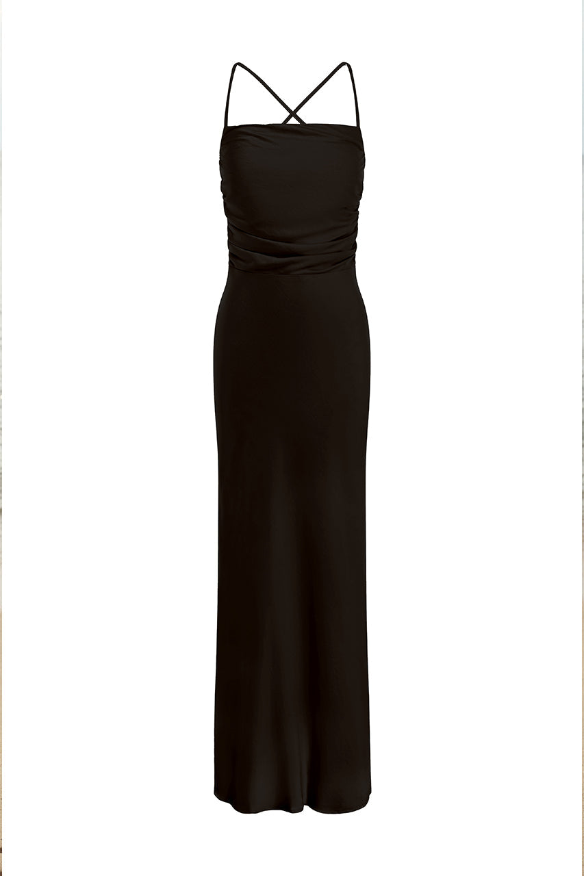 Lucienne Maxi Elbise - Siyah