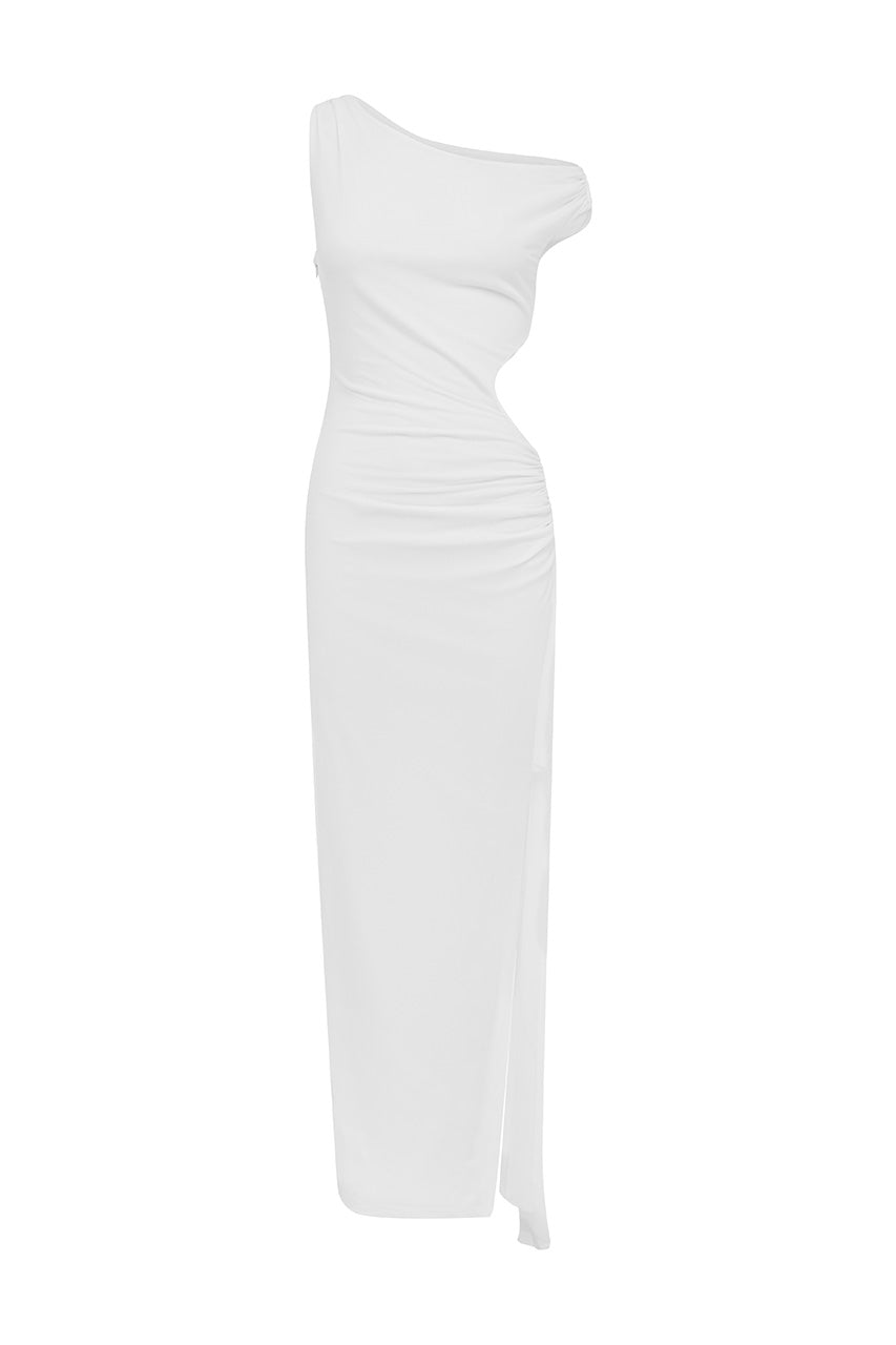 Mara Maxi Elbise - Beyaz