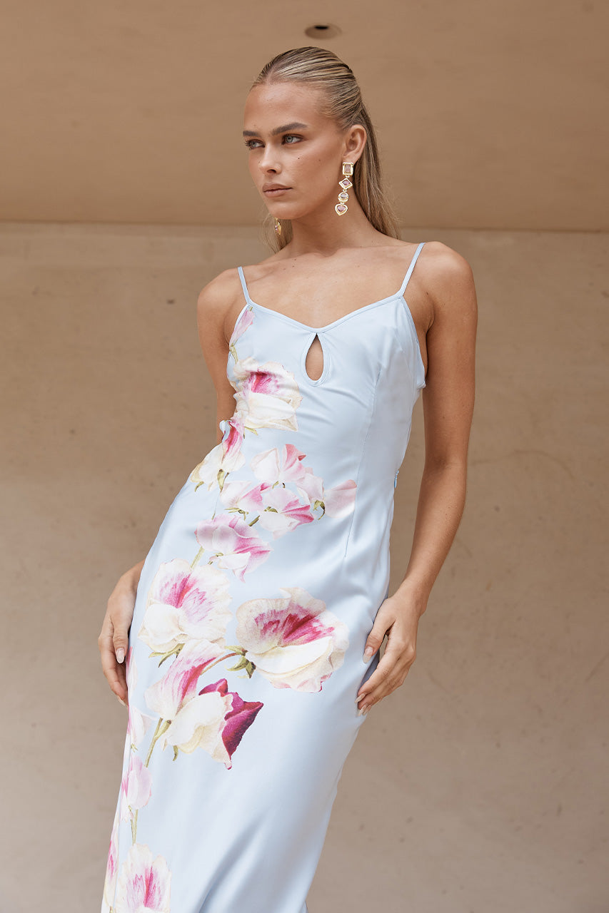 Raffıta Maxi Elbise - Cadence Desenli