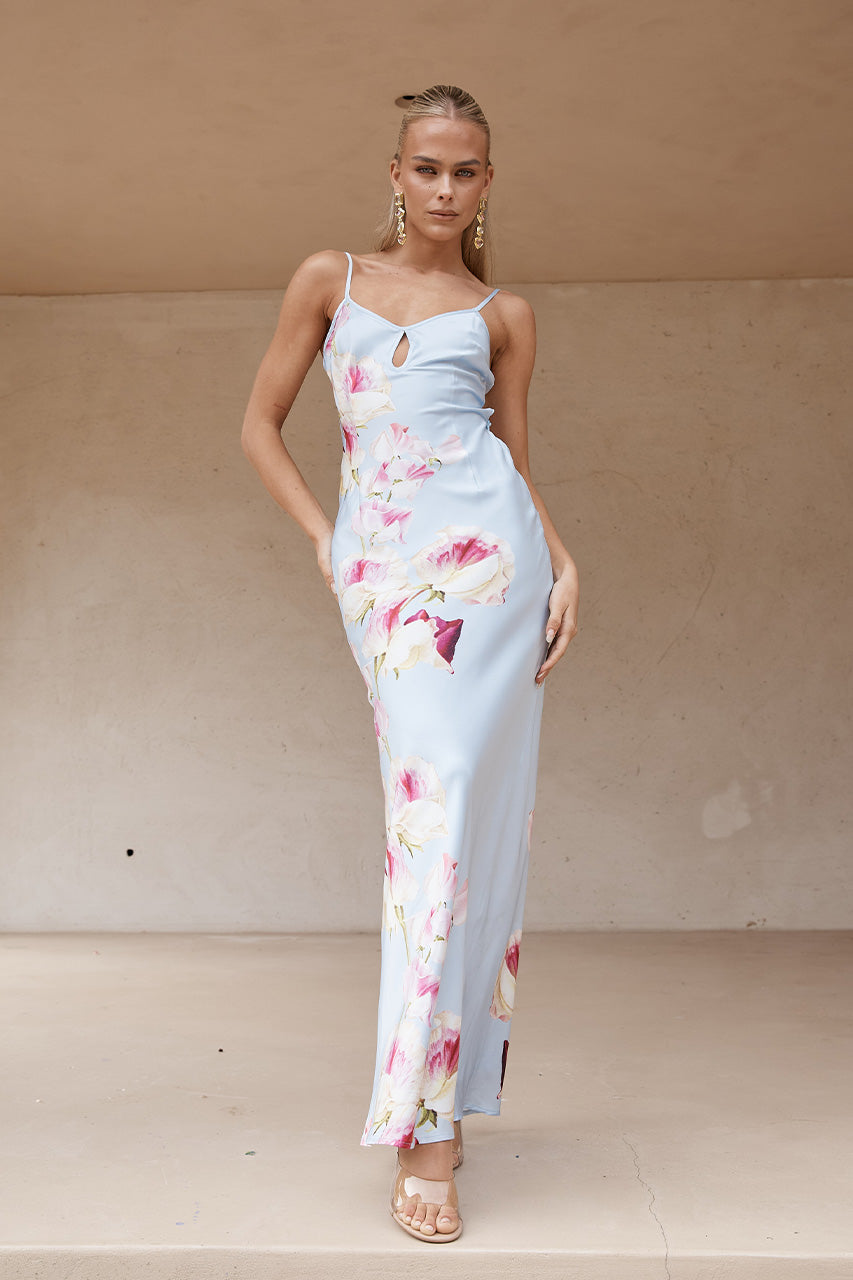 Raffıta Maxi Elbise - Cadence Desenli