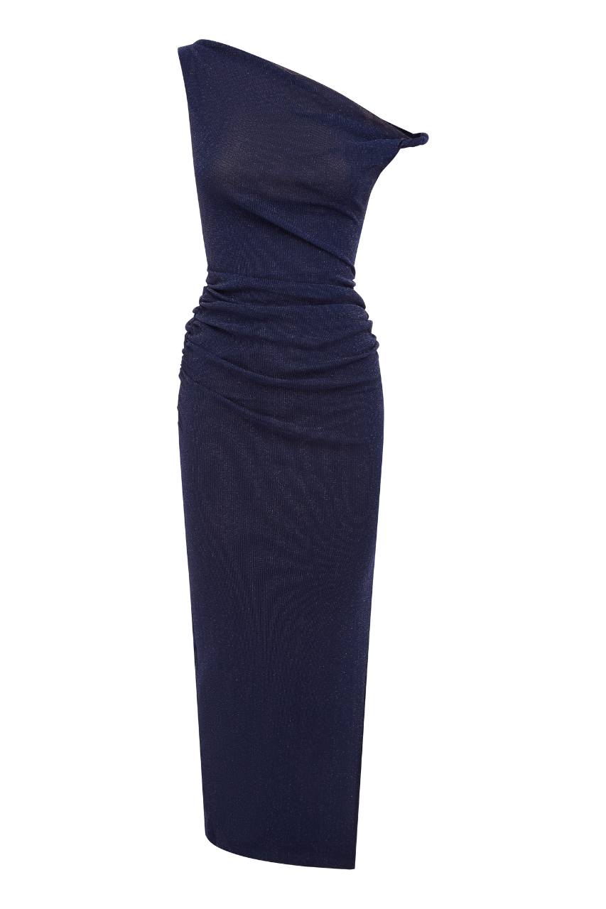 Chyna Midi Elbise - Lacivert
