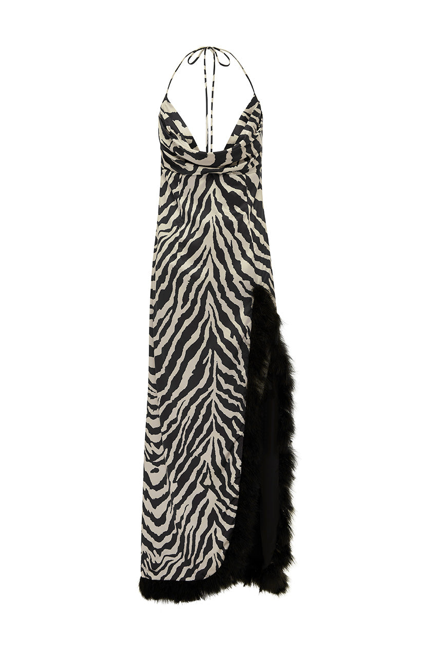 Vanya Maxi Elbise - Zebra