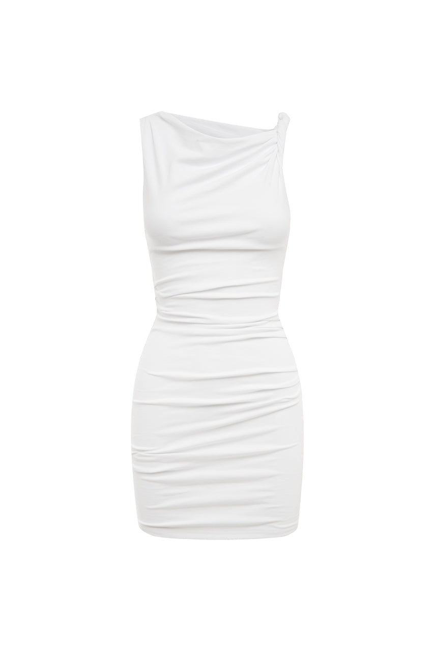 Mason Mini Elbise - Beyaz