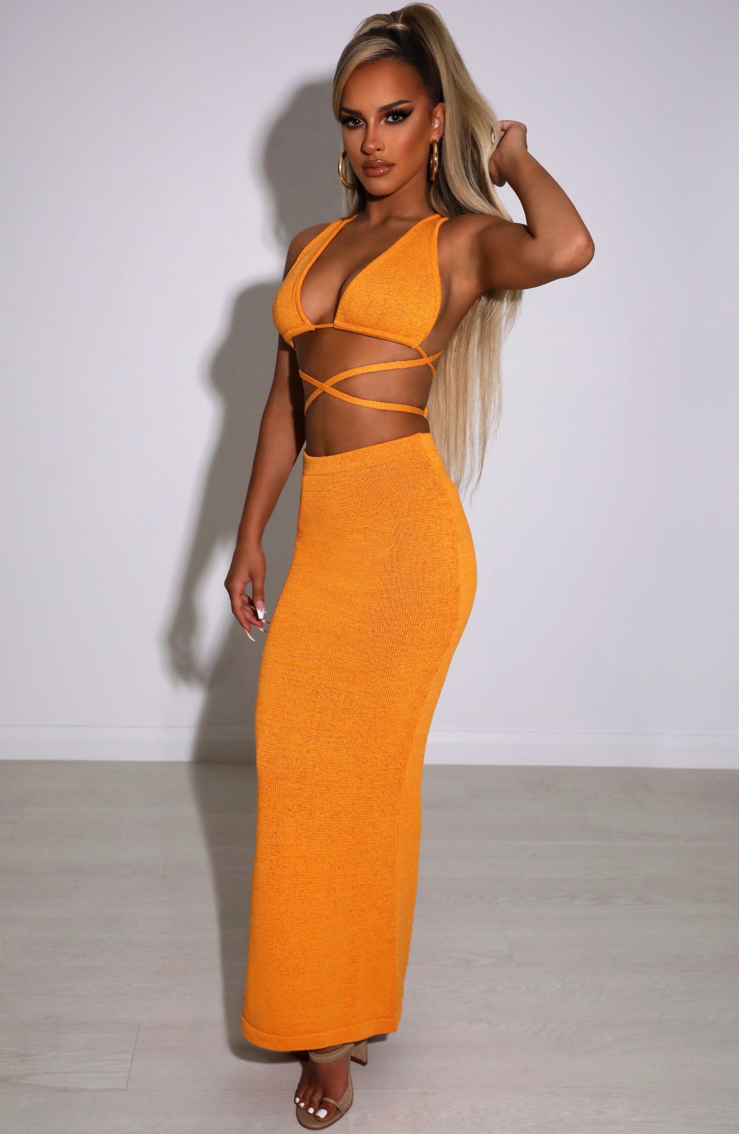 Alexa Maxi Etek - Tangerine