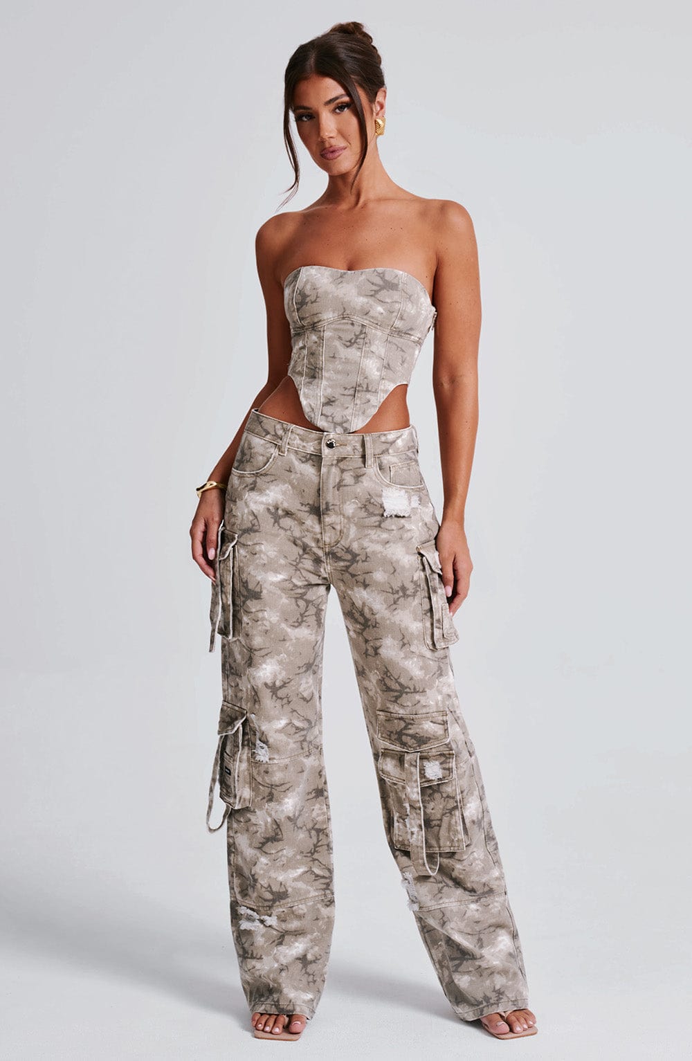 Brooklyn Kargo Pantolon - Camo Baskı