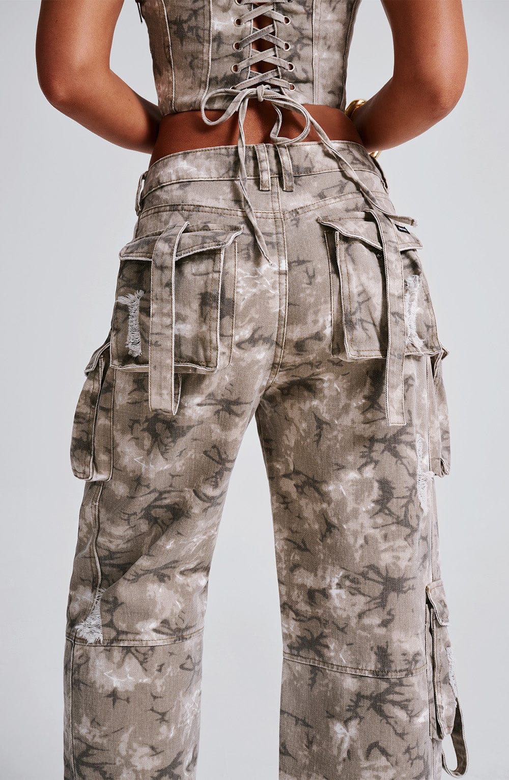 Brooklyn Kargo Pantolon - Camo Baskı