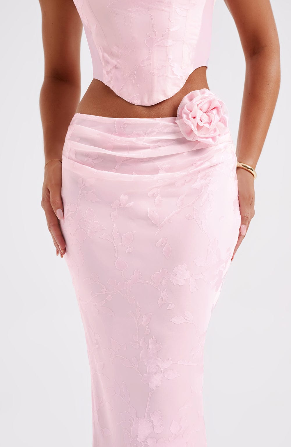 Elizabeth Maksi Etek - Blush