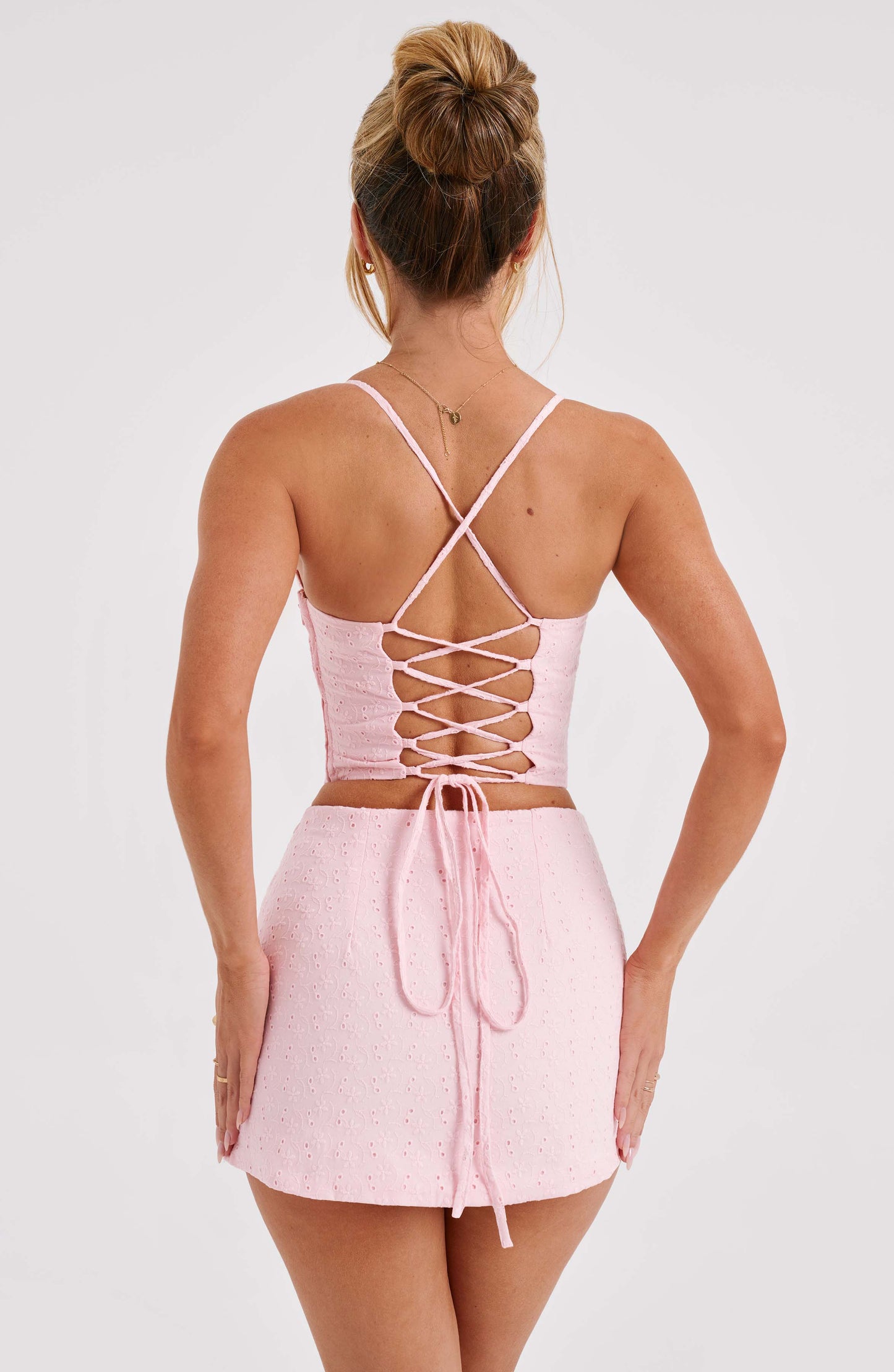 Erika Mini Etek - Blush