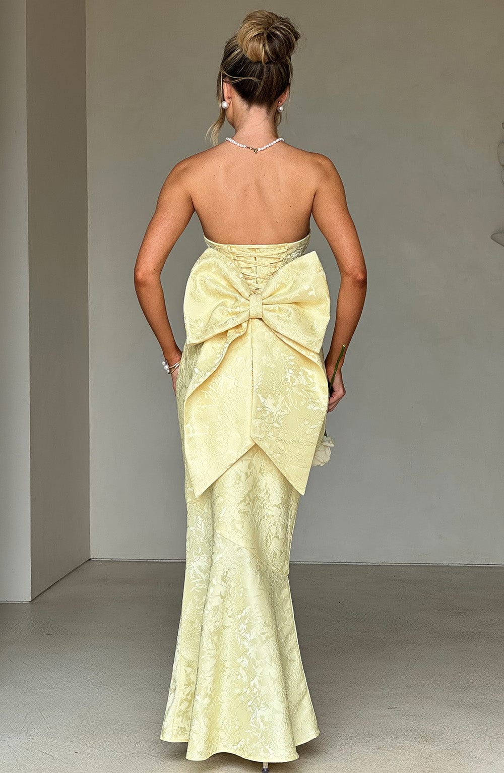 Felicity Maksi Elbise - Limon