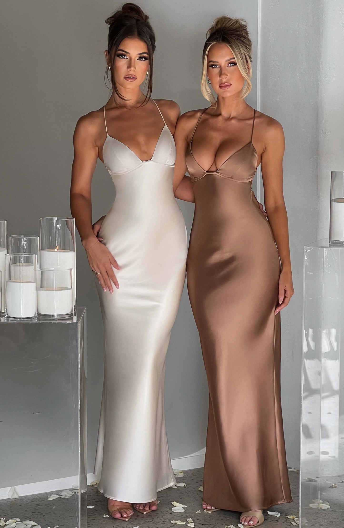Fenty Maksi Elbise - Fildişi