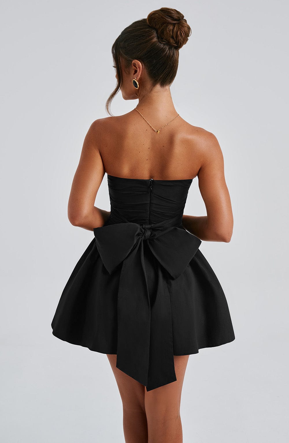 Kaira Mini Elbise - Siyah