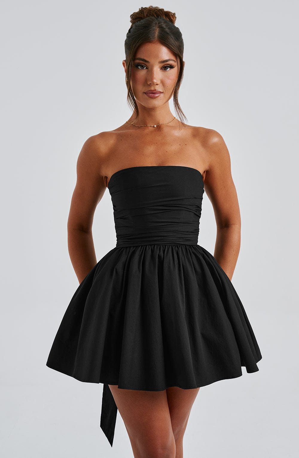 Kaira Mini Elbise - Siyah