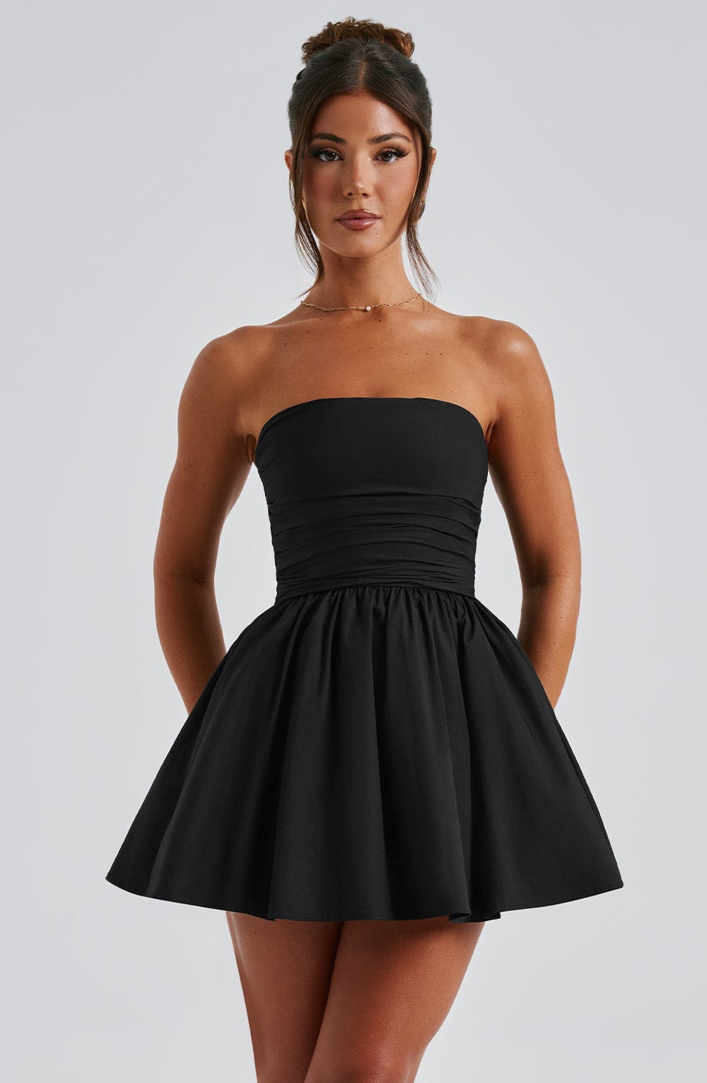 Kaira Mini Elbise - Siyah