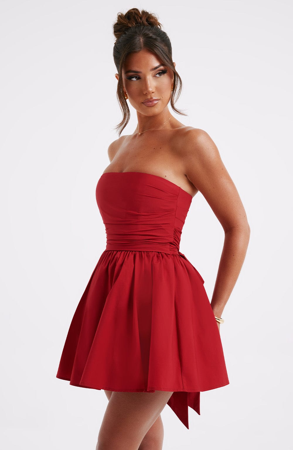 Kaira Mini Elbise - Kırmızı
