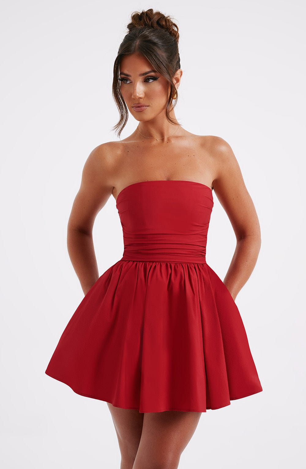 Kaira Mini Elbise - Kırmızı