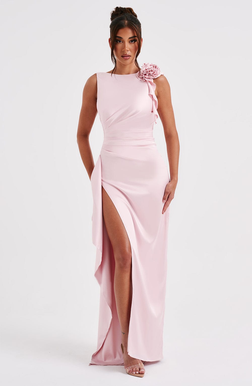 Orvault Maksi Elbise - Blush