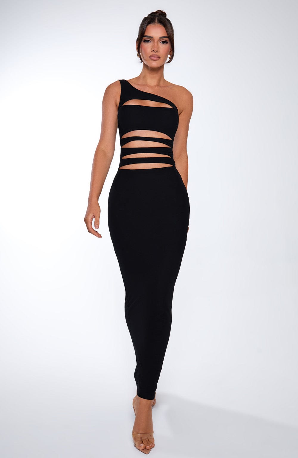 Pontoise Maxi Elbise - Siyah