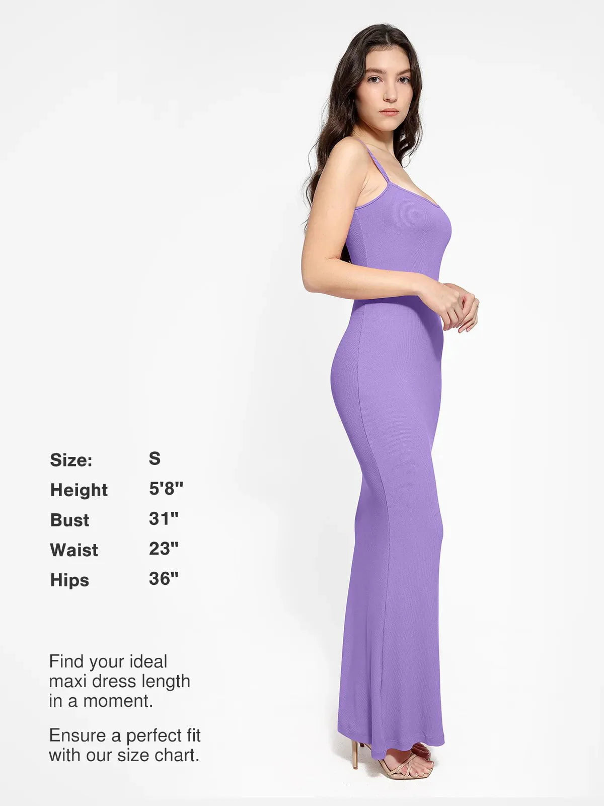 Shapewear Modal İnceltici Maksi Slip Elbise