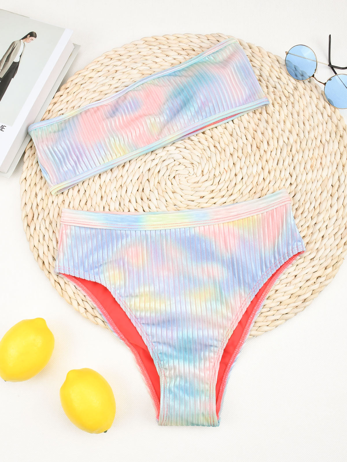 Şeker Tıe-Dye Badeau Bikini