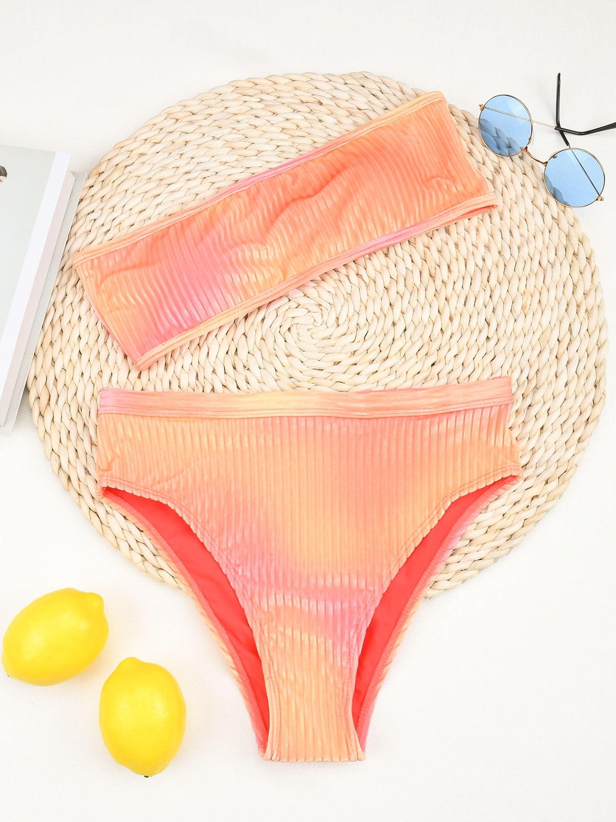 Şeker Tıe-Dye Badeau Bikini