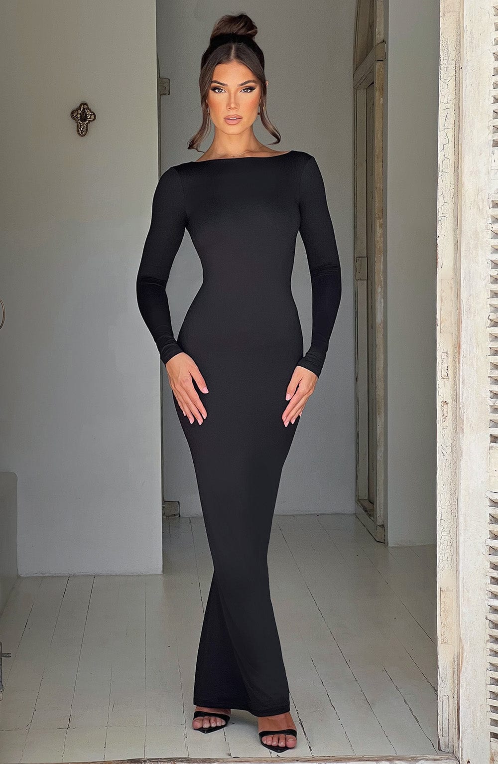 Torcy Maksi Elbise - Siyah