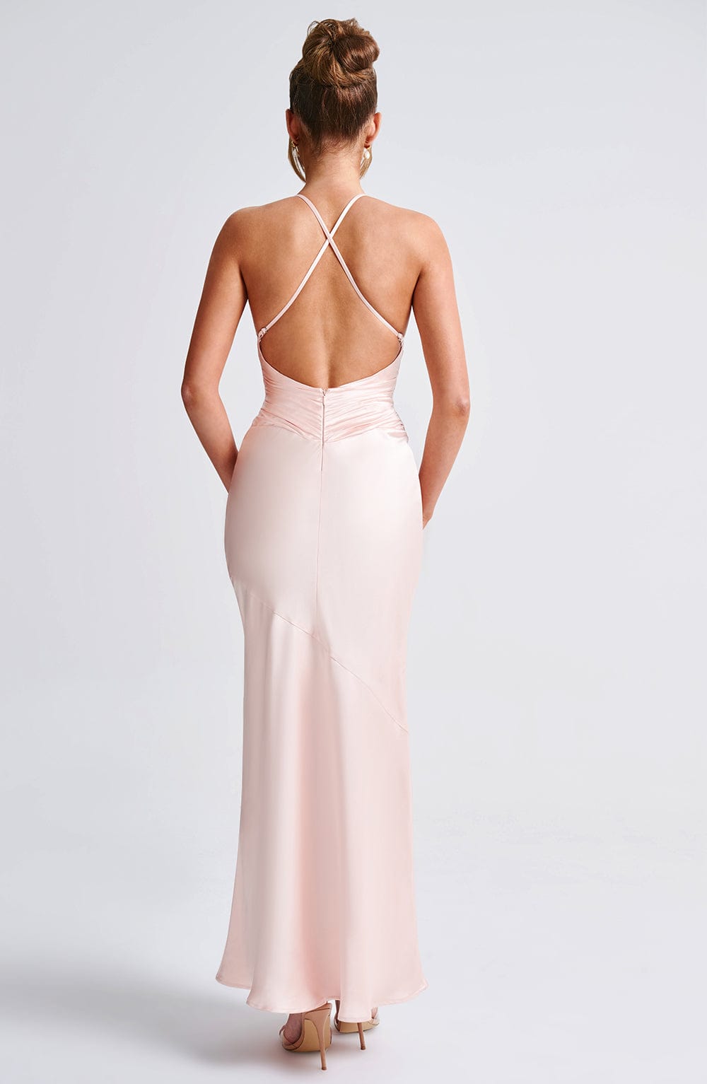 Cartaxo Maksi Elbise - Blush