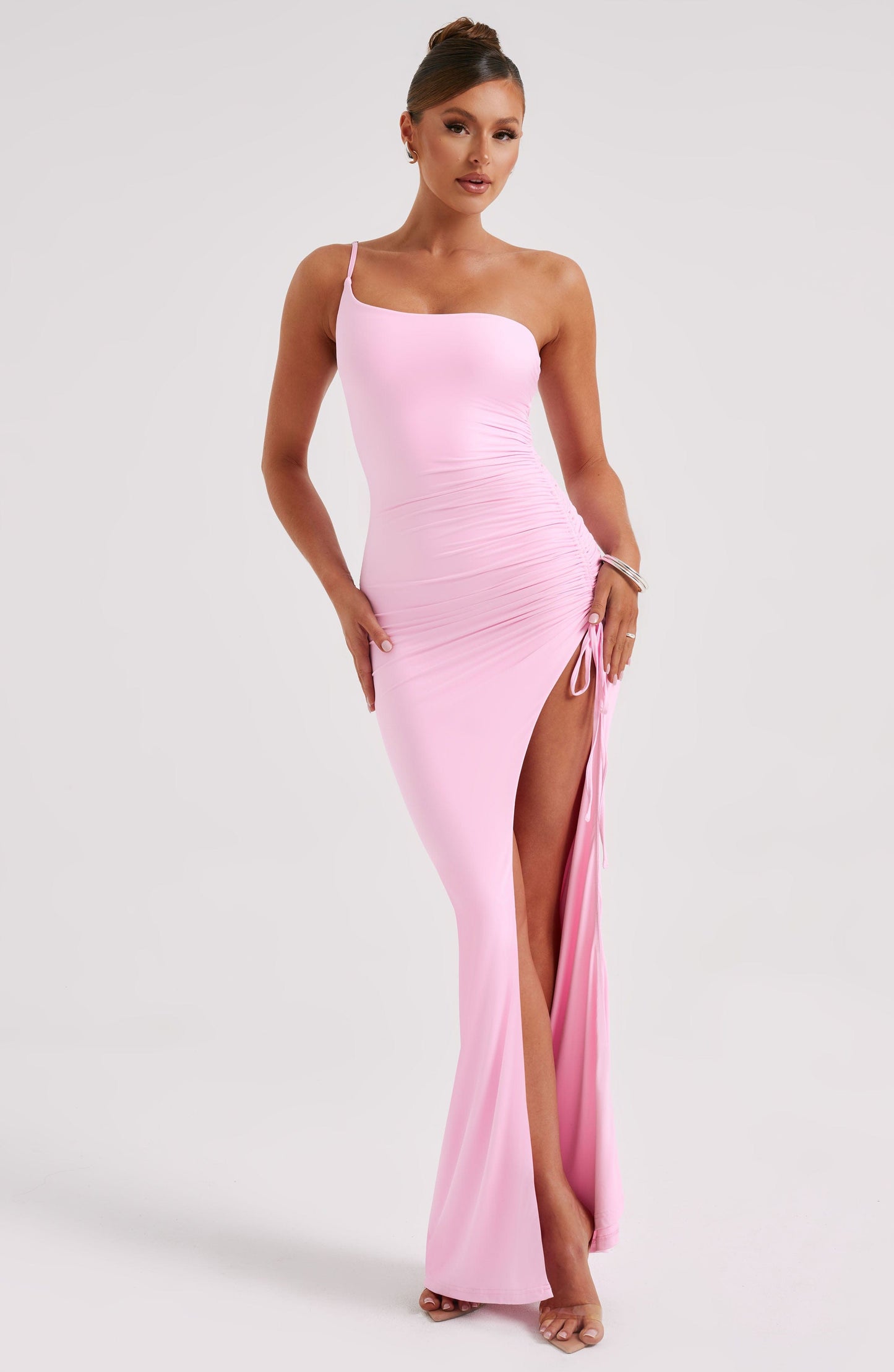 Foggia Maksi Elbise - Pembe