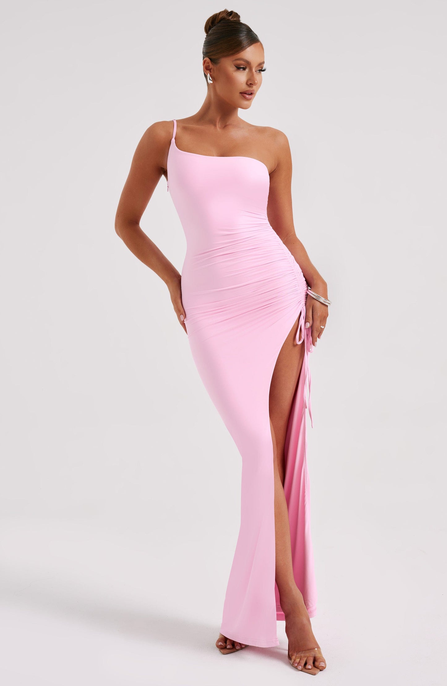 Foggia Maksi Elbise - Pembe