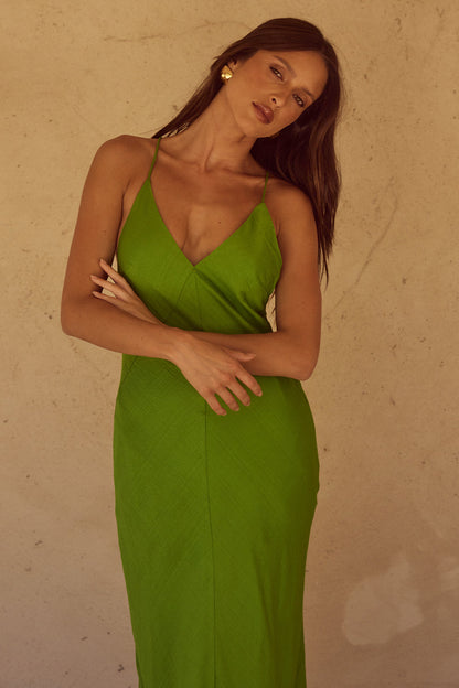 Aıdana Maxi Elbise - Elma