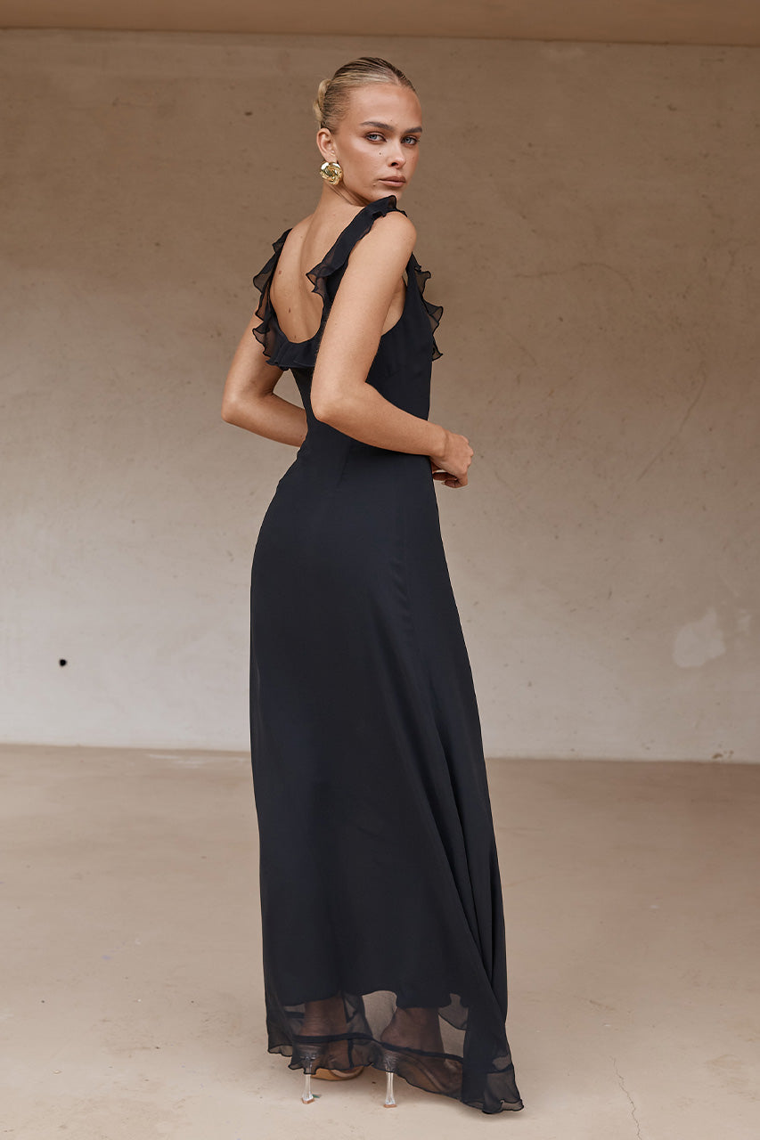 İnayah Maxi Elbise - Siyah