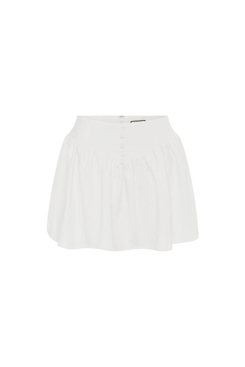 Lanı Mini Skort - Beyaz