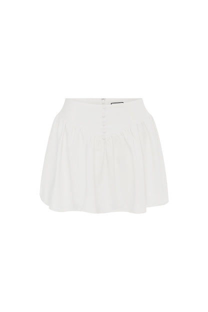 Lanı Mini Skort - Beyaz