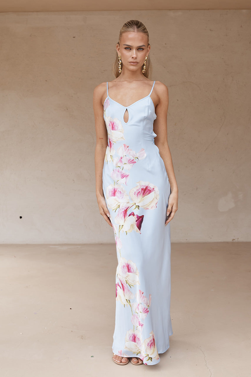 Raffıta Maxi Elbise - Cadence Desenli