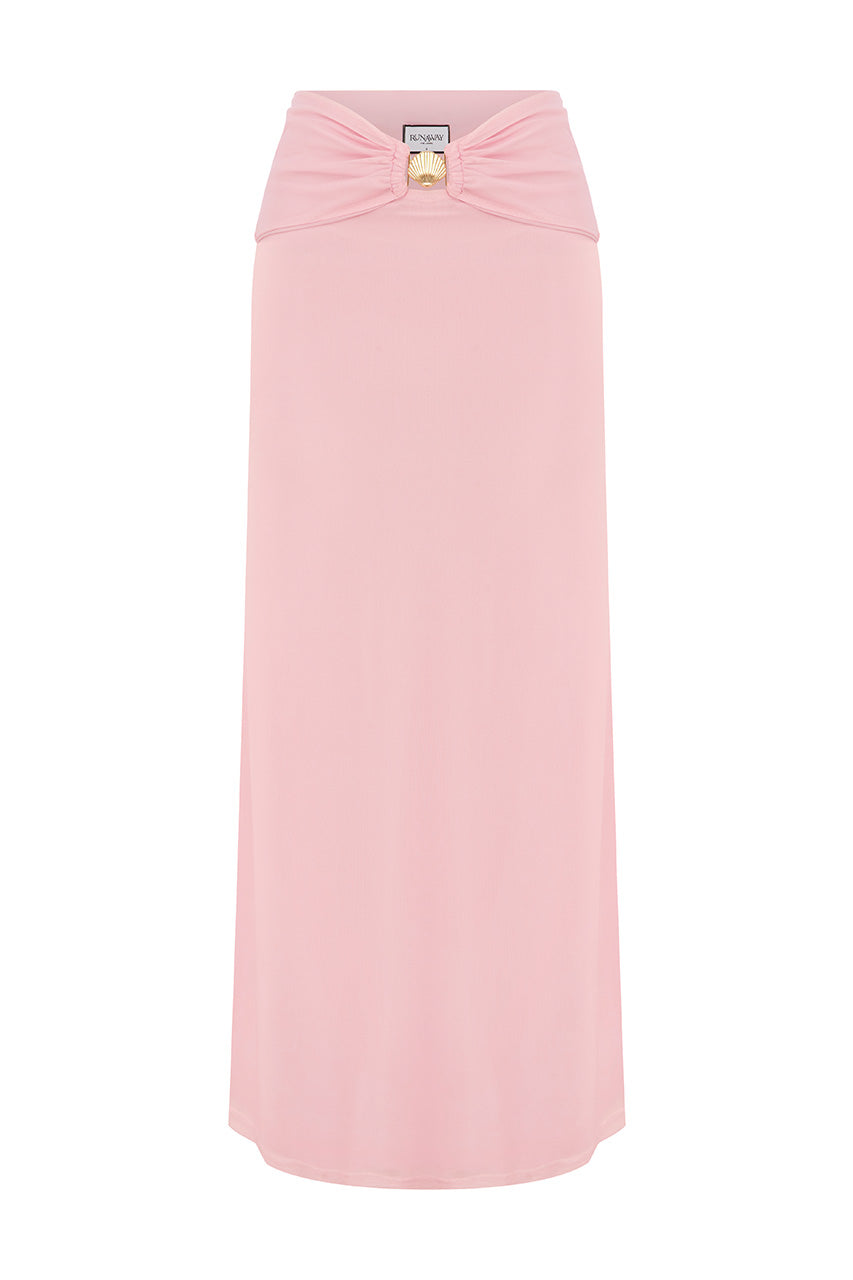 Rıkkı Maxi Etek - Pembe