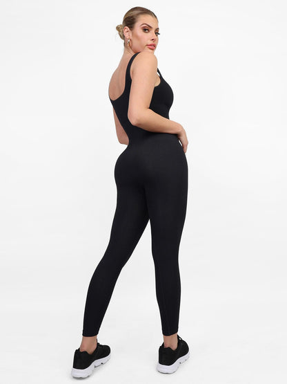 Shapewear Tulum Spor Dikişsiz Kare Yaka