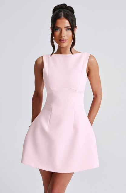 Alana Mini Elbise - Blush