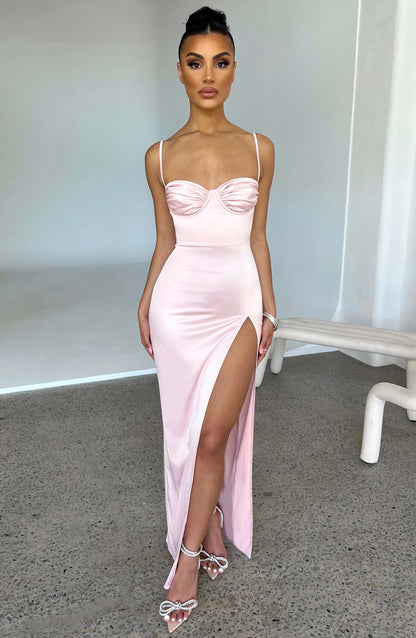Alora Maksi Elbise - Blush