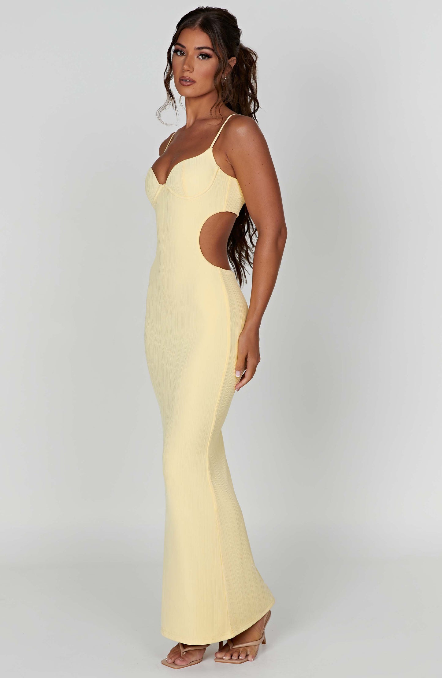 Celine Maksi Elbise - Limon