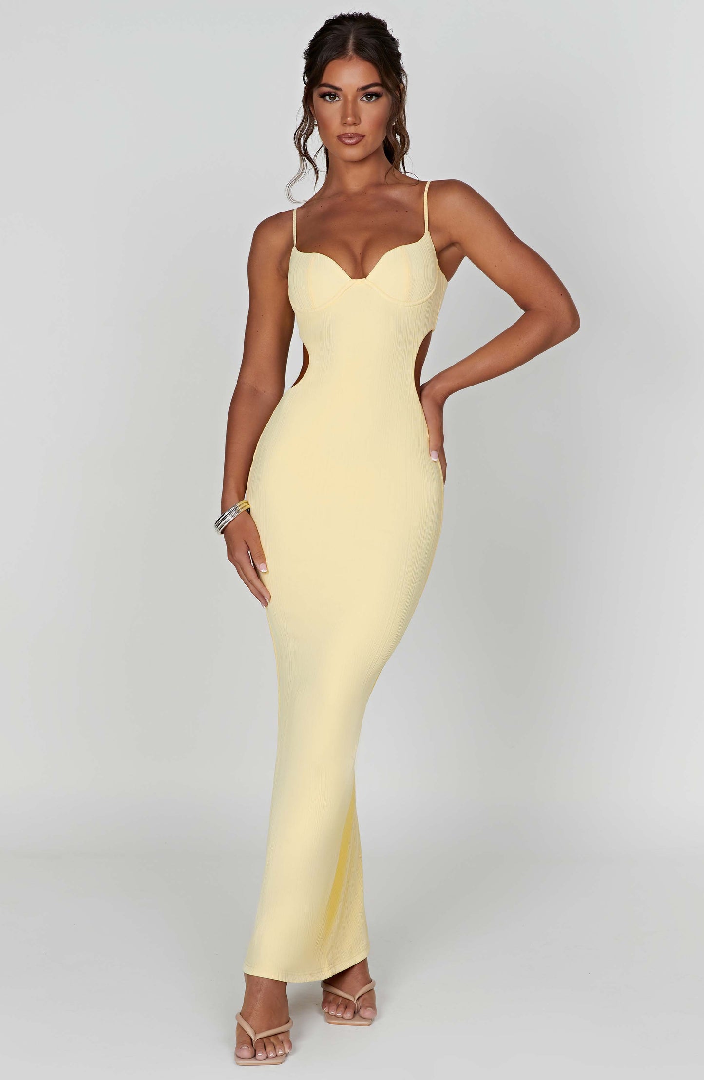 Celine Maksi Elbise - Limon