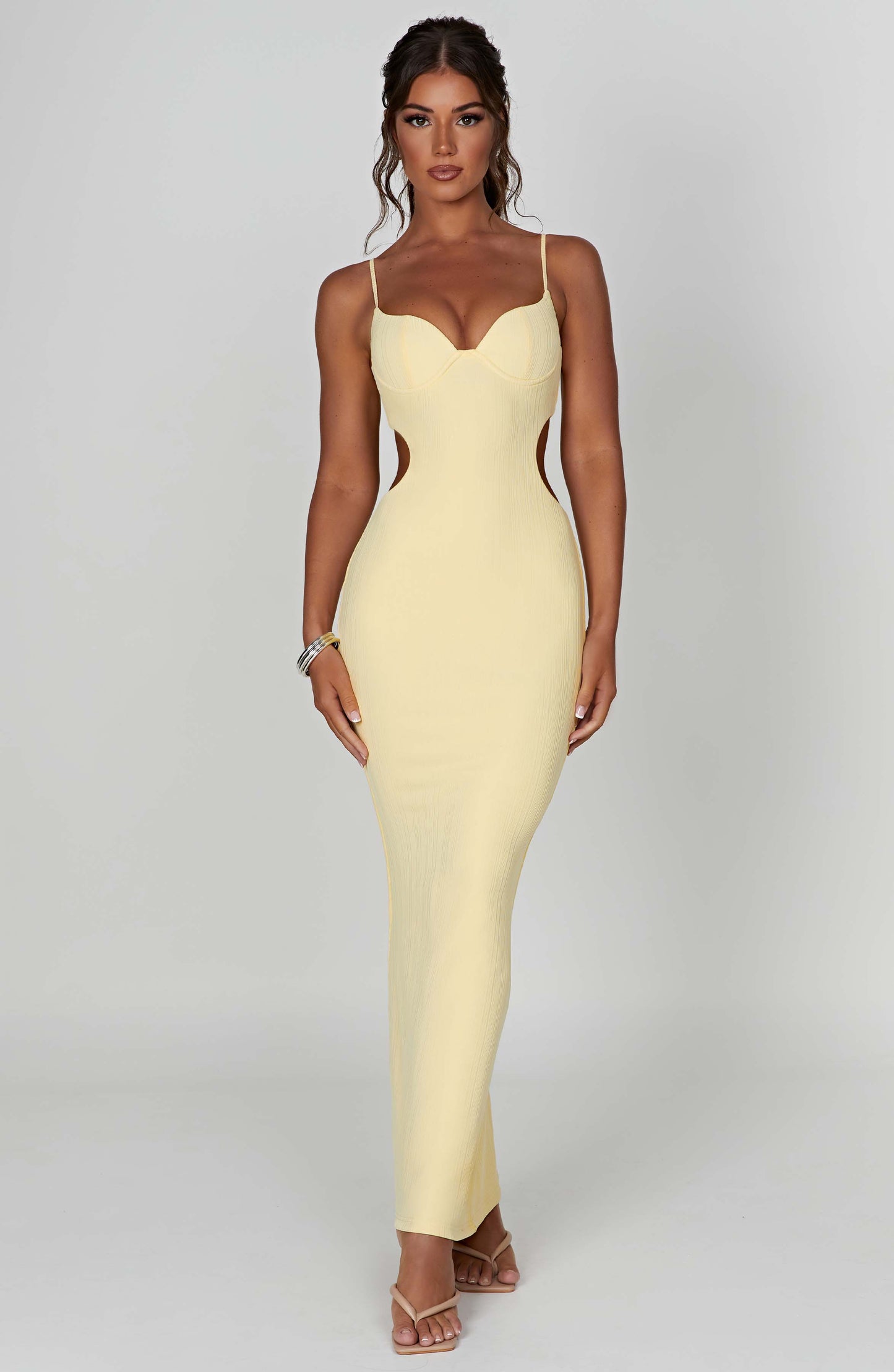 Celine Maksi Elbise - Limon