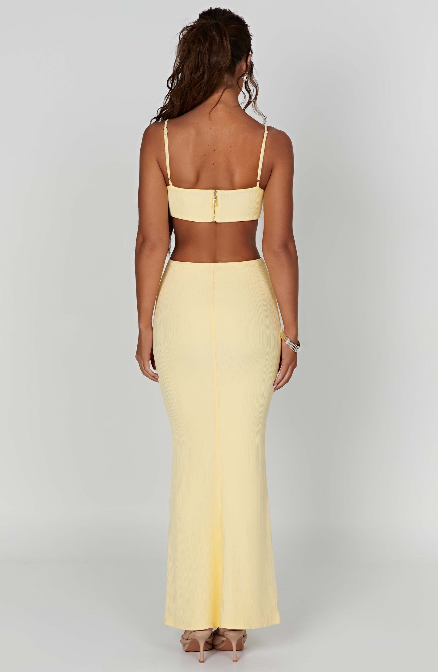 Celine Maksi Elbise - Limon