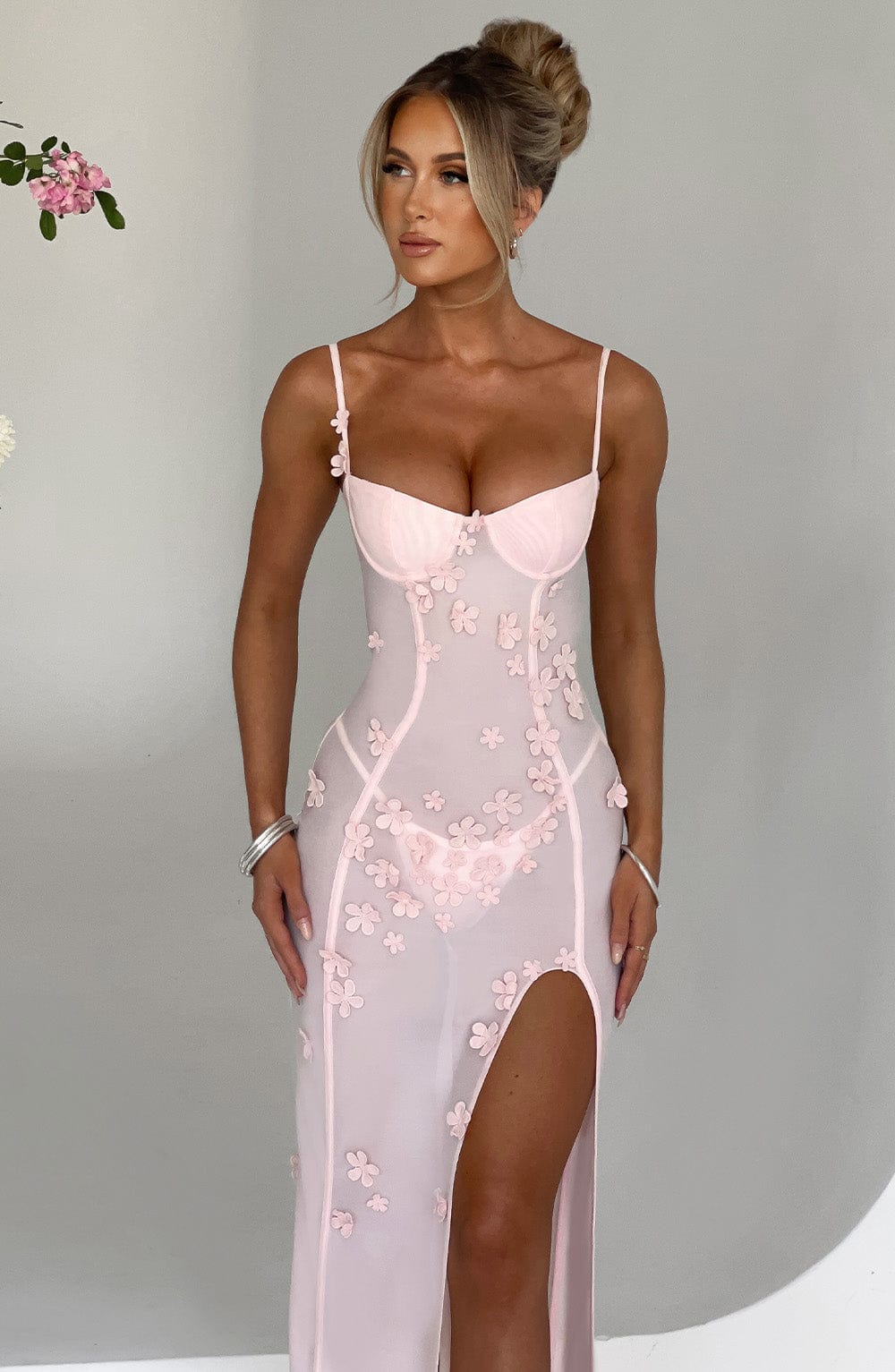 Dalary Maksi Elbise - Blush