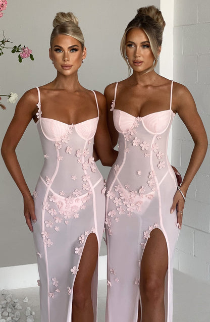 Dalary Maksi Elbise - Blush