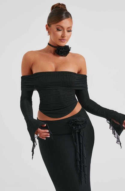 Deema Üst - Siyah
