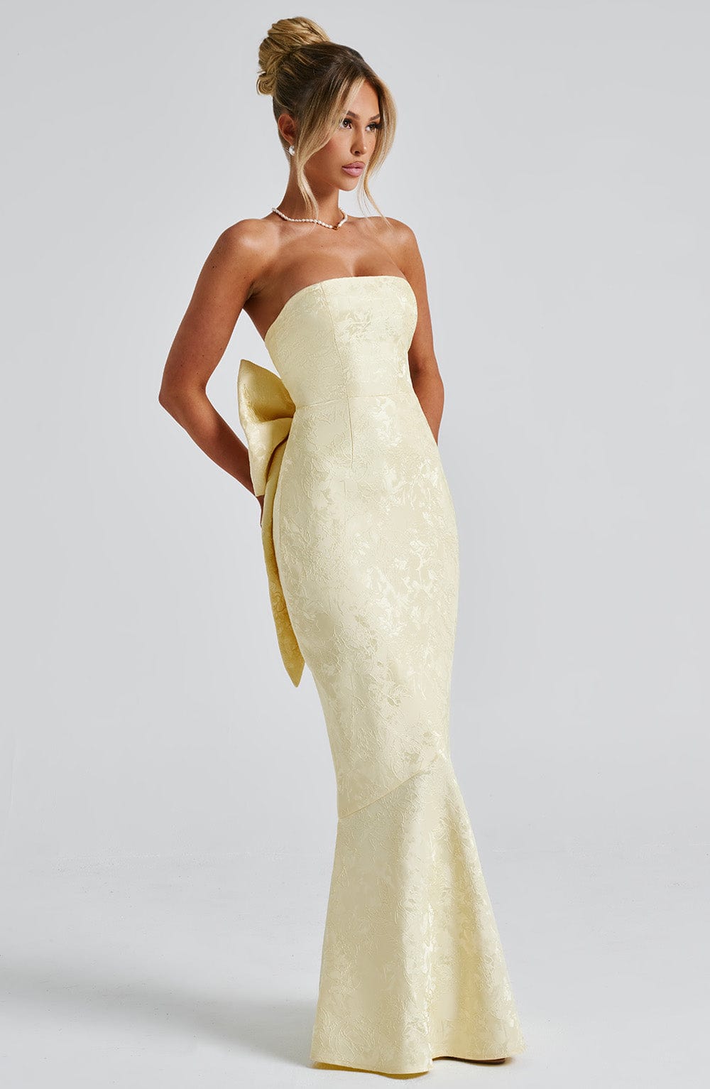 Felicity Maksi Elbise - Limon