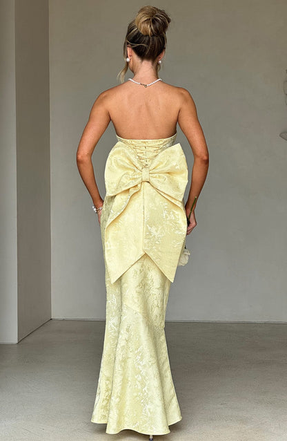 Felicity Maksi Elbise - Limon