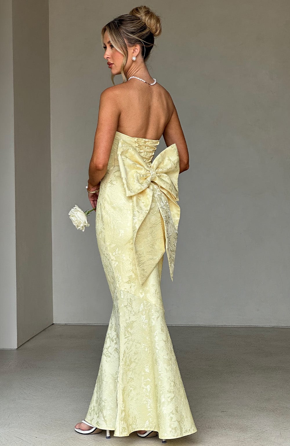Felicity Maksi Elbise - Limon
